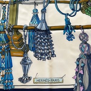 Hermes Pasementerie silk scarf